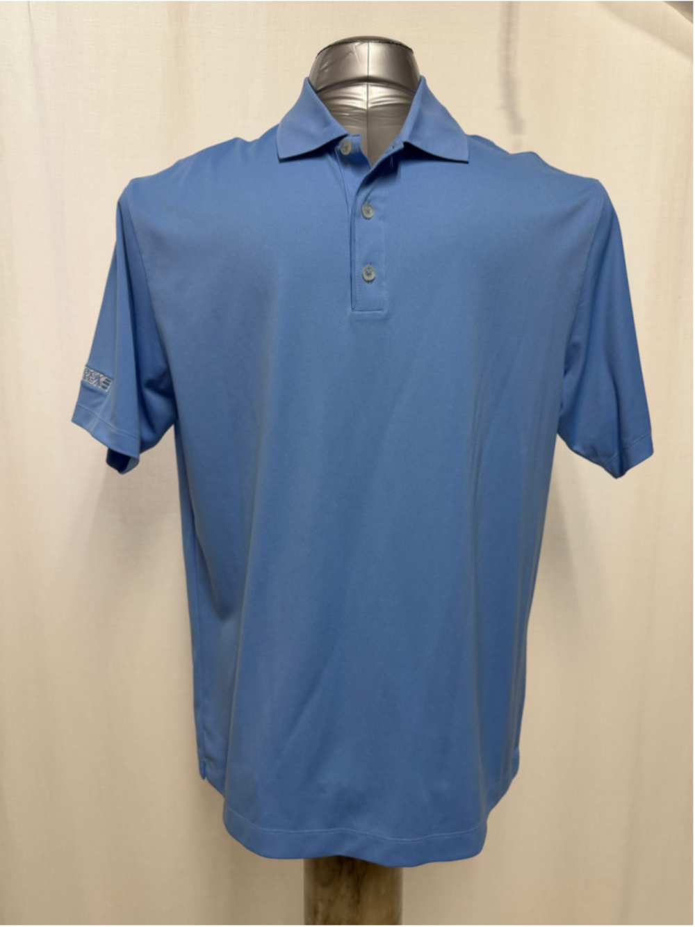 Men's Nike Golf Dri-Fit Polo Shirt Size L Blue. 1847